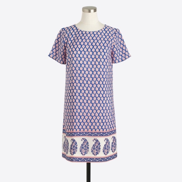 J. Crew Dresses & Skirts - J. Crew Dress Printed Gallery Shift Dress Paisley